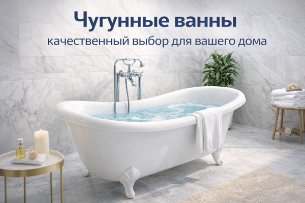 Чугунные ванны в Симферополе качественные и доступные предложения