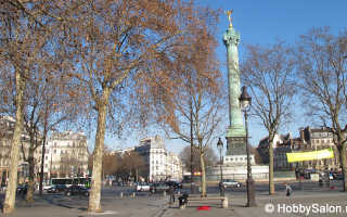 Площадь Бастилии в Париже — подробная информация с фото