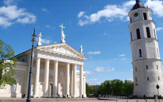 Фото кафедрального соборп в Вильнюсе