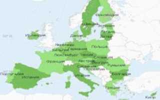 Cписок стран, которые входят в состав Евросоюза в 2022 году