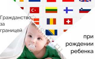 Какие государства дают гражданство по рождению