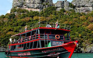 Национальный парк Ангтонг из 42 необитаемых островов в Таиланде