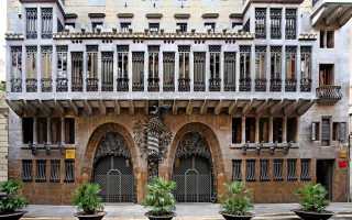 Дворец Гуэля в Барселоне — подробная информация с фото