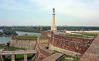 Где находится Крепость Калемегдан. Местоположение крепости Калемегдан на карте Белграда и описание