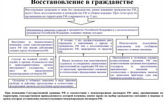 Процедура восстановления гражданства РФ в упрощенном порядке