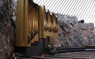Храм Темппелиаукио: особенности церкви в скале