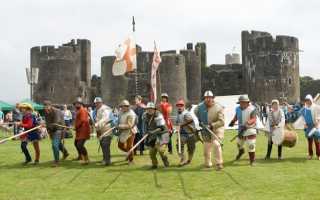 Замок Кайрфилли, Уэльс — подробно с фото и видео