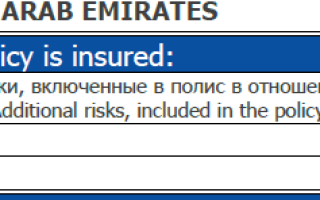 Оформление страховки при путешествии в ОАЭ